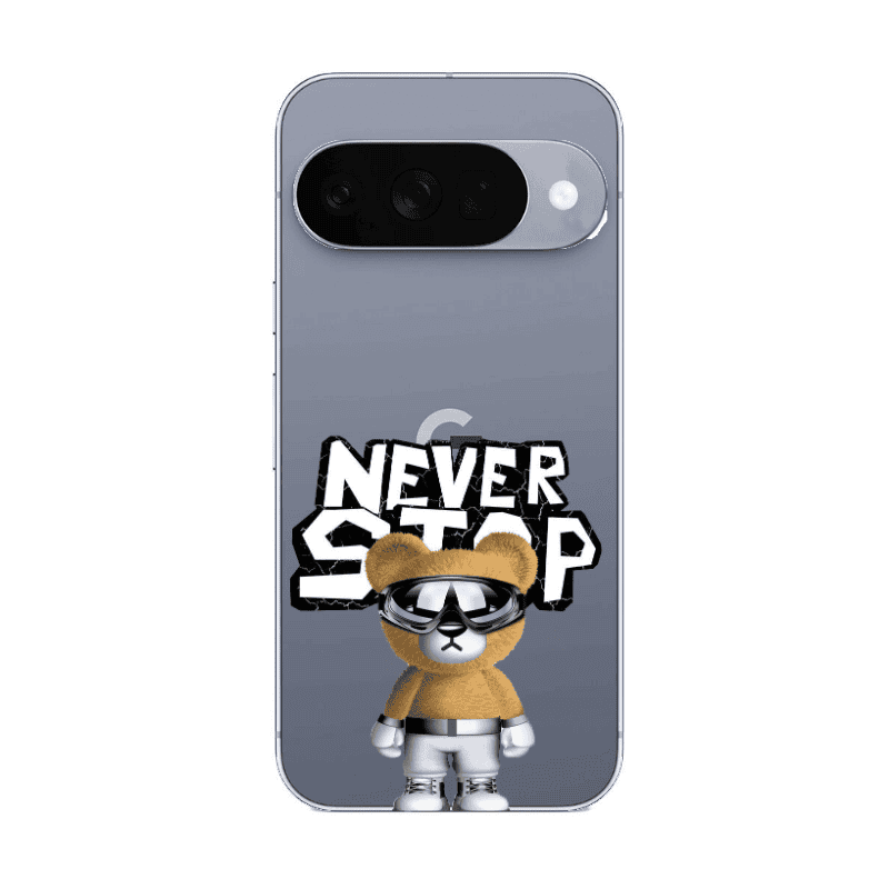 Google Pixel 10 Never stop Transparent Silicone TPU Θήκη